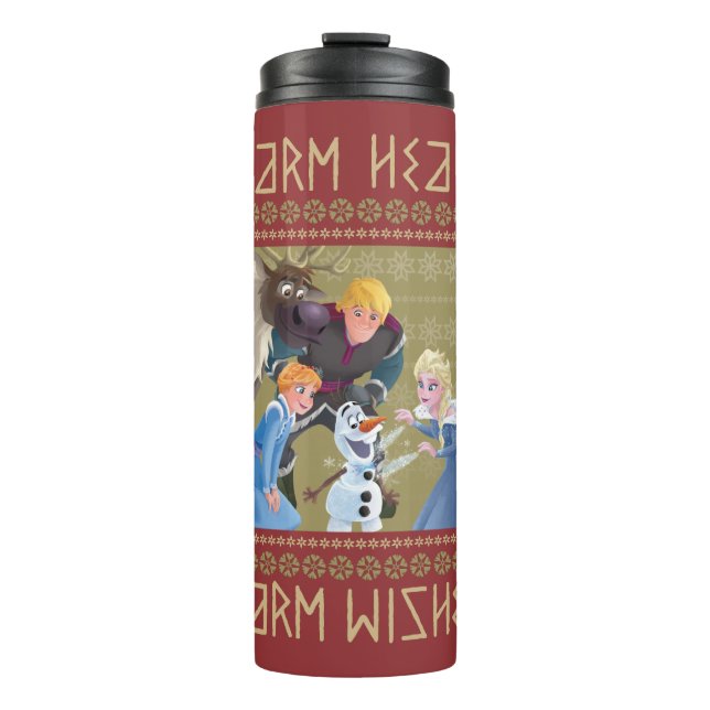 Frozen | Warm Heart Warm Wishes Thermal Tumbler (Front)