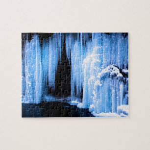 Frozen Waterfall Jigsaw Puzzle