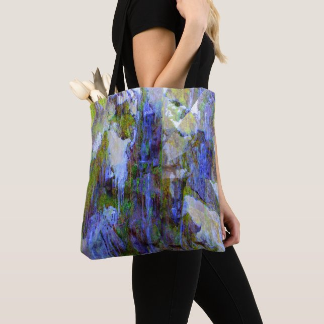 Frozen waterfall... tote bag (Close Up)