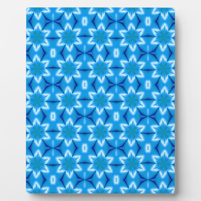 Frozen White Flowers Plaque (Front)