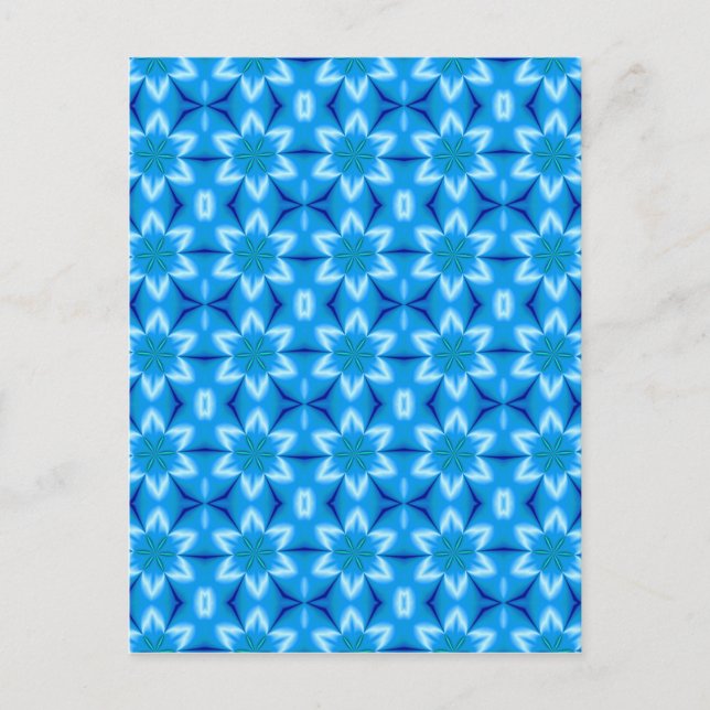 Frozen White Flowers Postcard (Front)