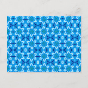 Frozen White Flowers Postcard