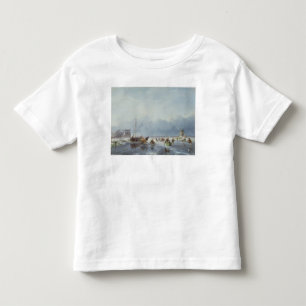 Frozen winter scene toddler t-shirt