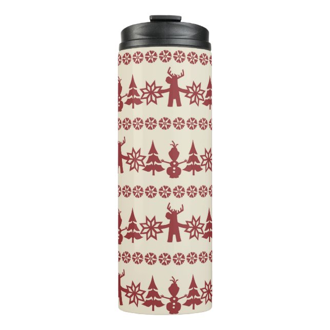 Frozen | Winter Wishes Pattern Thermal Tumbler (Front)