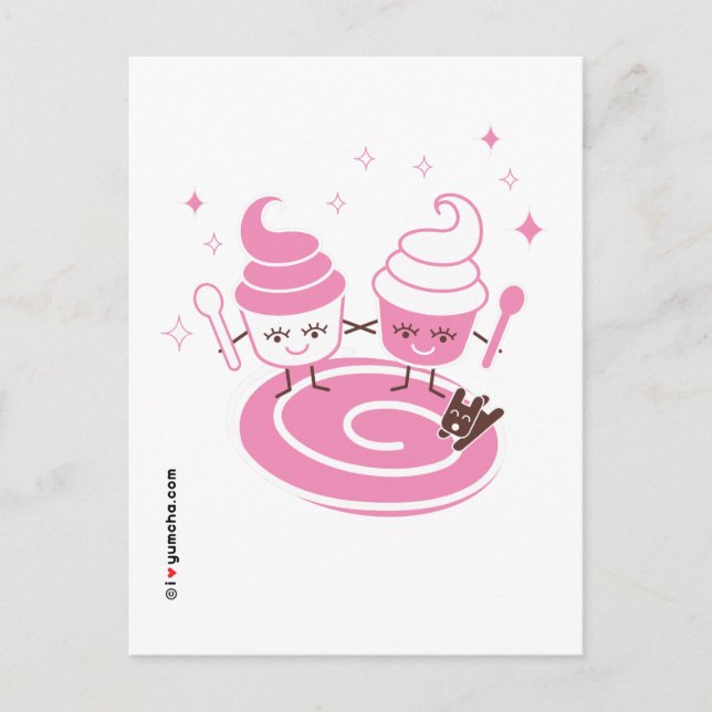 Frozen Yogurt Sisters Postcard (Front)