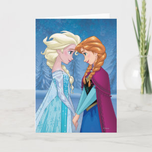 Frozen's Anna and Elsa   Together Forever Card
