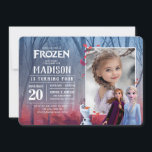 Frozen's Anna & Elsa Birthday - Photo Invitation<br><div class="desc">Celebrate your child's special day with this enchanting Frozen's Anna & Elsa birthday photo invitation! Featuring the beloved sisters Anna and Elsa with elegant floral details and space for a personalized photo, this design is perfect for any Frozen-themed celebration. Customize the text and photo to create a magical and unique...</div>