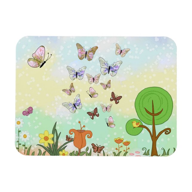 Frühlingsbild Magnet (Horizontal)