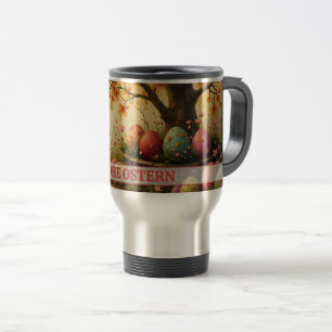 Frühlingsblütenzauber mit Ostereierpracht Travel Mug