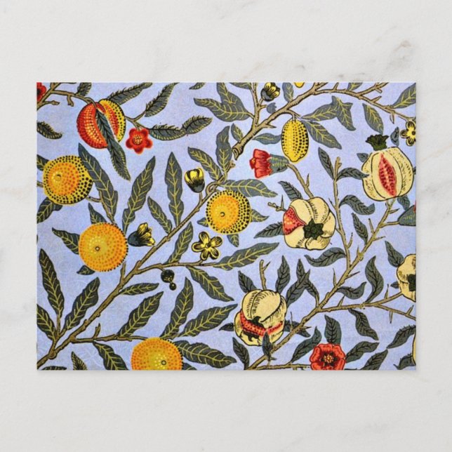 Fruit, a William Morris pattern, Postcard (Front)
