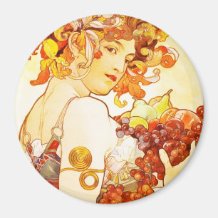 Fruit, Alphonse Mucha - Aimant
