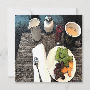 Fruit and Coffee Card