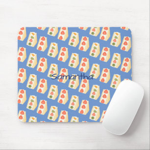Fruit And Cream Dessert Sandwiches Mouse Pad