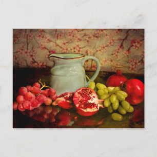 Fruit And Pitcher Postcard