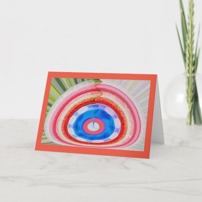 Fruit and seeds holiday card (Front)