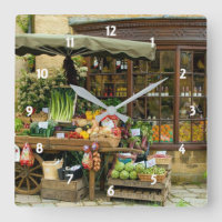 Fruit and Veg Colourful English Village Store