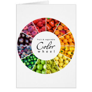 Fruit and vegetable colour wheel (12 colours)