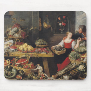 Fruit and Vegetable Market Mouse Pad