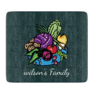 Fruit and Vegetable Natural Personalized Cutting Board