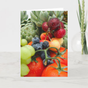 Fruit and Vegetables Card