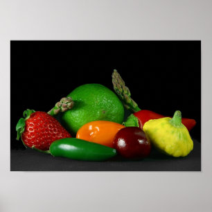fruit and vegetables poster FROM 14.95