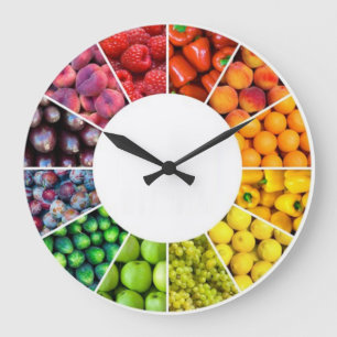 Fruit and Veggie Wall Clock