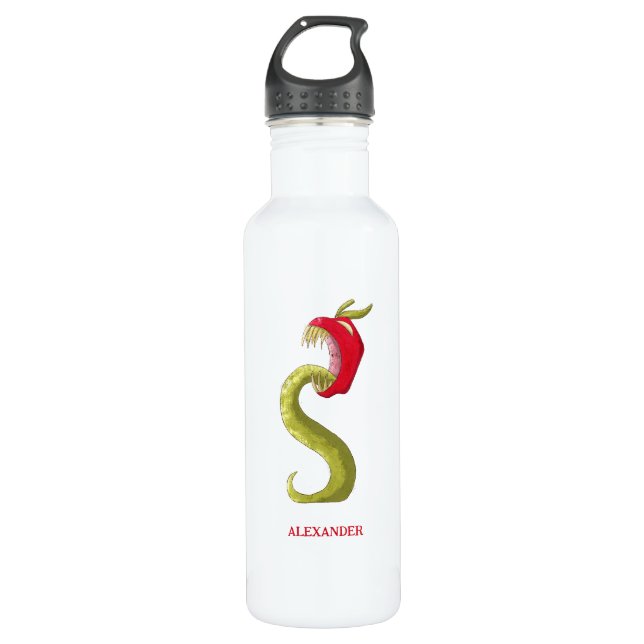 Fruit  Apple Monster Children 710 Ml Water Bottle (Front)
