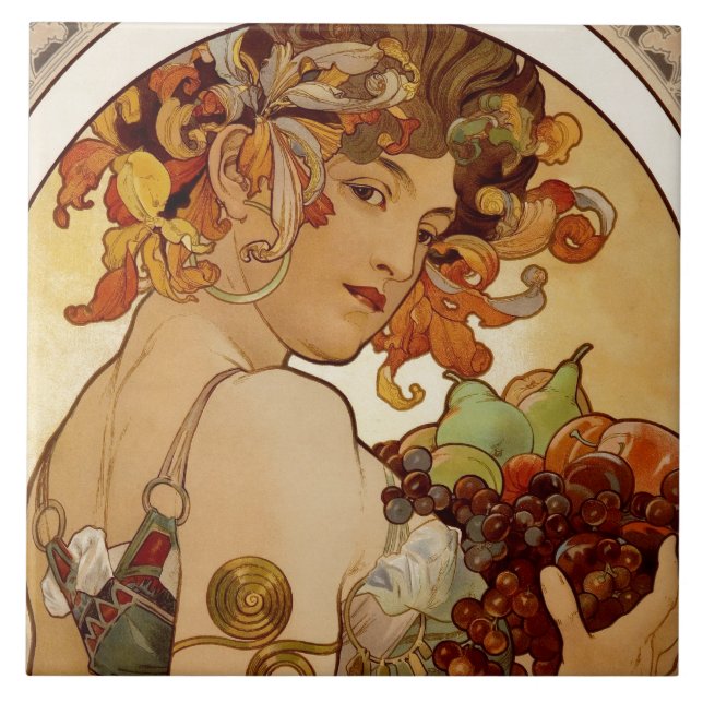 Fruit - Autumn 1897 Tile (Front)
