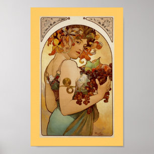 Fruit - Autumn c1897 Poster
