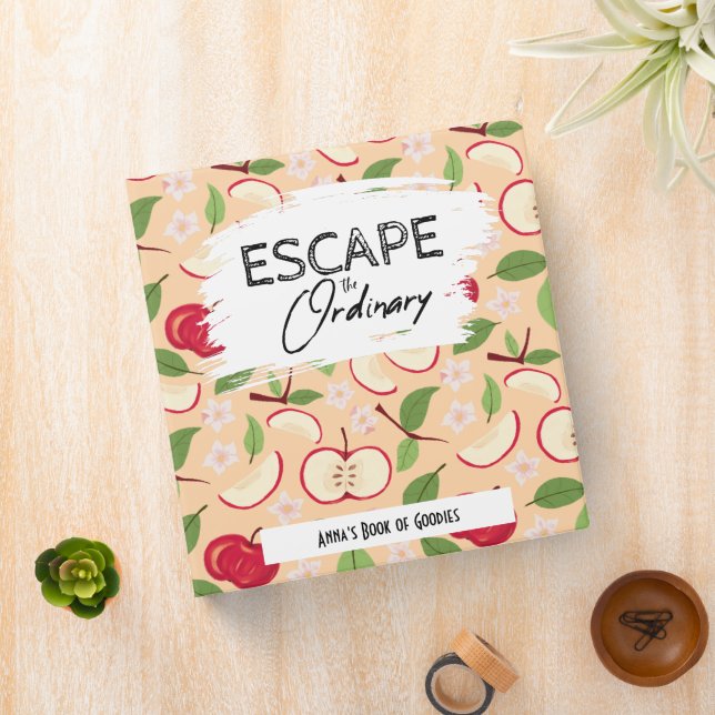 Fruit Basket Pattern Collection - Apples Binder (In Situ)