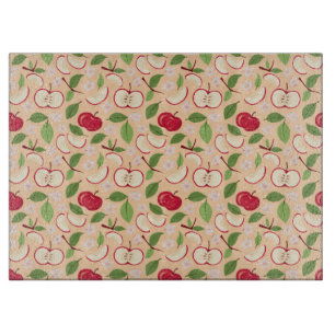 Fruit Basket Pattern Collection - Apples Cutting Board