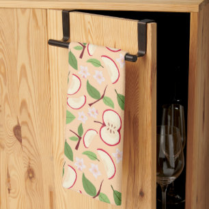 Fruit Basket Pattern Collection - Apples Kitchen Towel