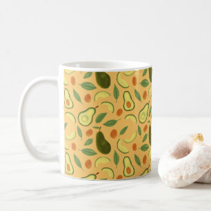 Fruit Basket Pattern Collection - Avocado Coffee Mug