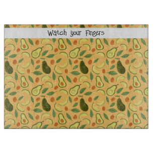 Fruit Basket Pattern Collection - Avocado Cutting Board