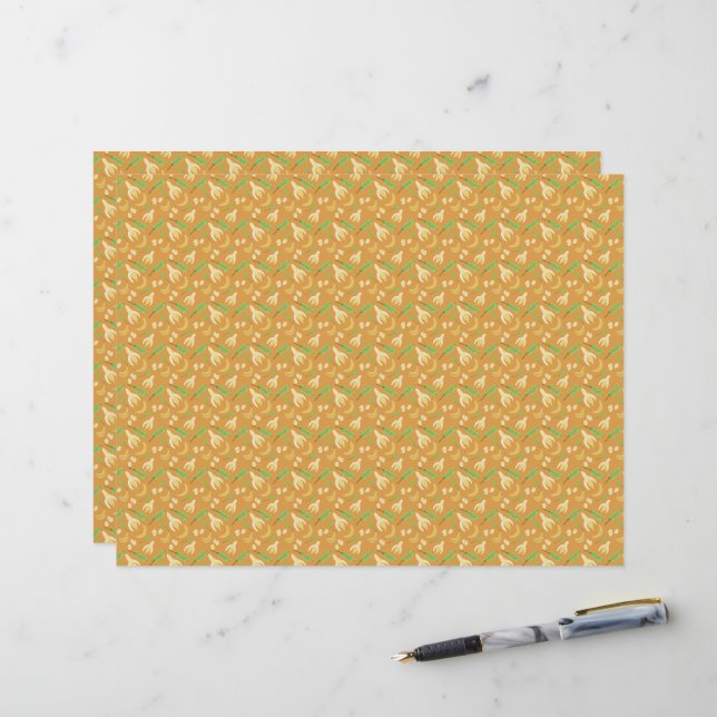 Fruit Basket Pattern Collection - Banana (Front/Back In Situ)