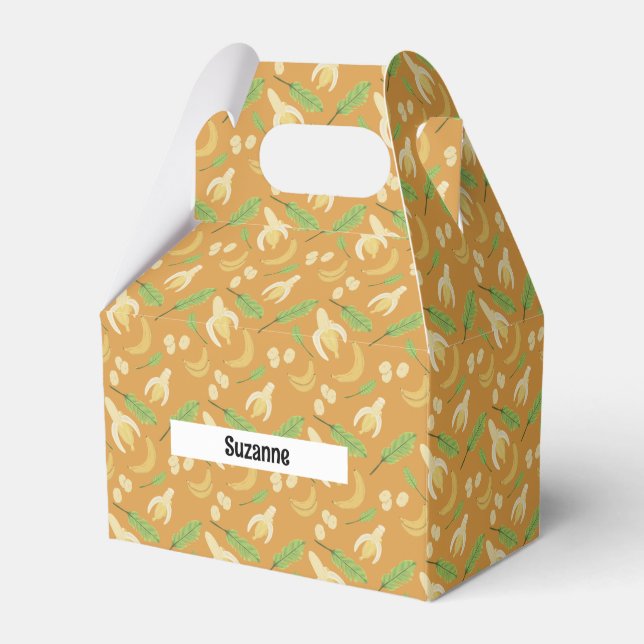 Fruit Basket Pattern Collection - Banana Favor Box (Front Side)