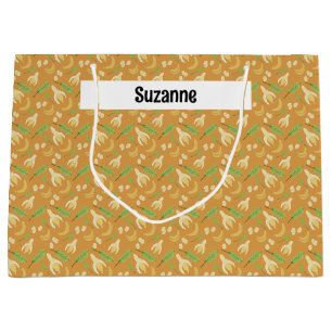 Fruit Basket Pattern Collection - Banana Large Gift Bag
