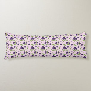 Fruit Basket Pattern Collection - Blueberries Body Pillow