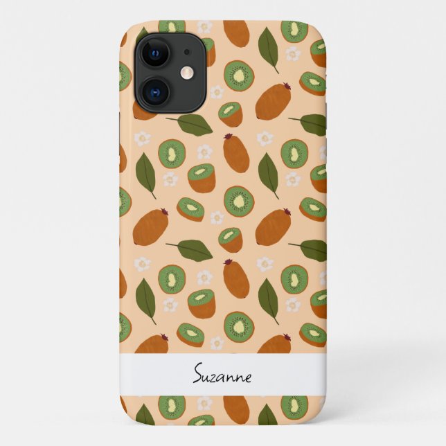 Fruit Basket Pattern Collection - Kiwi Case-Mate iPhone Case (Back)
