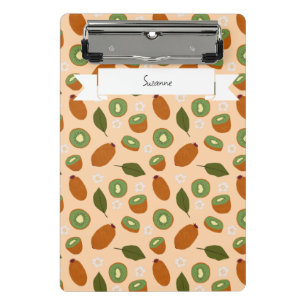 Fruit Basket Pattern Collection - Kiwi Mini Clipboard