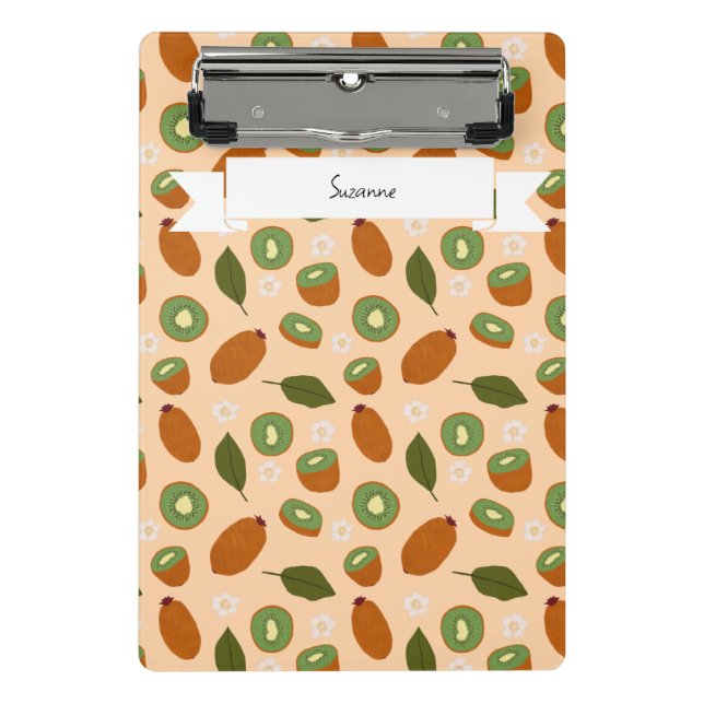 Fruit Basket Pattern Collection - Kiwi Mini Clipboard (Front)