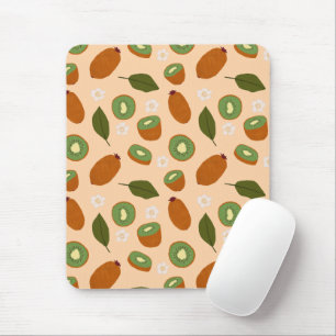 Fruit Basket Pattern Collection - Kiwi Mouse Pad