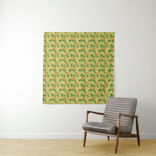 Fruit Basket Pattern Collection - Oranges Tapestry