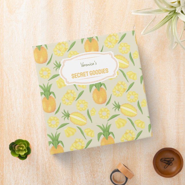 Fruit Basket Pattern Collection - Pineapples Binder (In Situ)