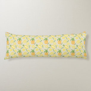 Fruit Basket Pattern Collection - Pineapples Body Pillow