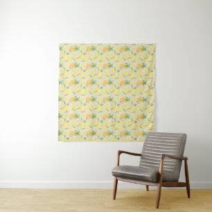 Fruit Basket Pattern Collection - Pineapples Tapestry