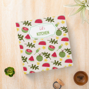 Fruit Basket Pattern Collection - Watermelon Binder