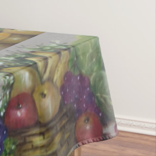 Fruit basket tablecloth