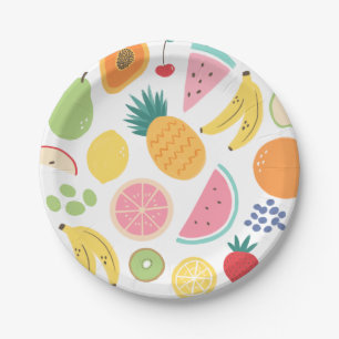 Fruit Birthday Party Paper Plate