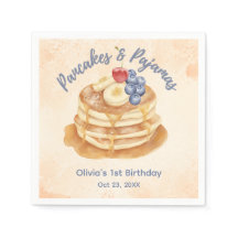 Fruit Blueberry Pancakes & Pyjamas 1st Birthday 